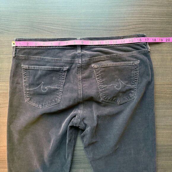 AG Adriano Goldschmied “The Stevie” Slim Straight Corduroy Pants – Women’s 32R - Picture 2 of 6